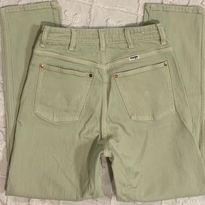 Sage Green Wrangler Jeans